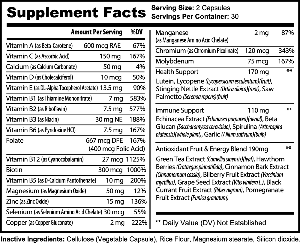 H2O Healing Multivitamins