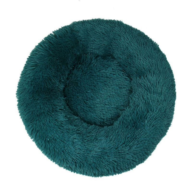 Heighten and Thicken Plush Pet Bed 2024 Fall and Winter Heattech Car Teddy Doghouse Super Large Net Red Cat Nest Cat Pad