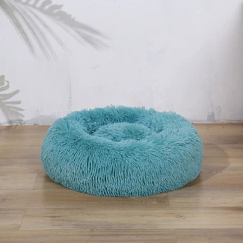 Heighten and Thicken Plush Pet Bed 2024 Fall and Winter Heattech Car Teddy Doghouse Super Large Net Red Cat Nest Cat Pad