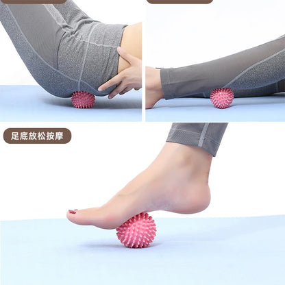 Hedgehog Massage Ball Yoga Fascia Ball Sports Fitness Muscle Relaxation Massage Stick Shoulder Neck Leg Sole Meridian Ball